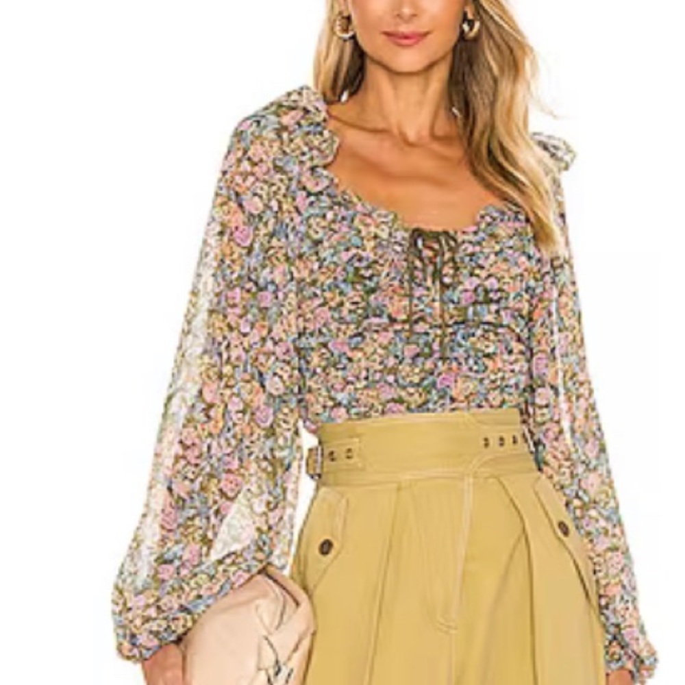 Mabel Print Blouse by Free People